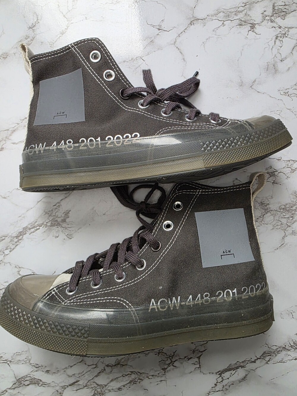 Converse x A Cold War ACW Chuck 70 High 'Pavement' A02277C sz 6 mens 8 womens